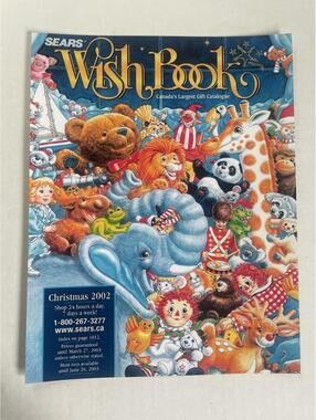 Sears Wish Book 2002 Cover High Quality Paper PRINT Christmas XMAS 8.5" x 11"
